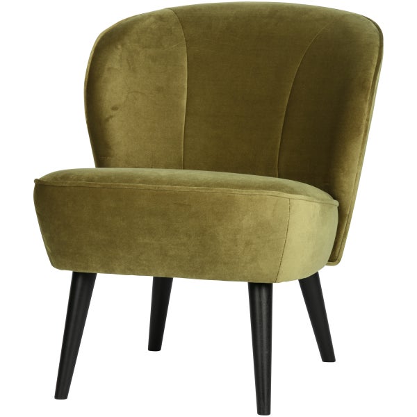 Image of SARA ARMCHAIR VELVET ARMY