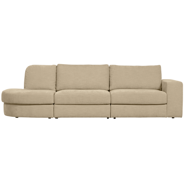 Image of FAMILY 2,5-SEATER SOFA ROUNDED LEFT SAND