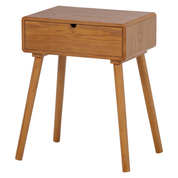 Afbeelding van NELO NACHTKASTJE/BIJZETTAFEL HOUT BRUIN [fsc]