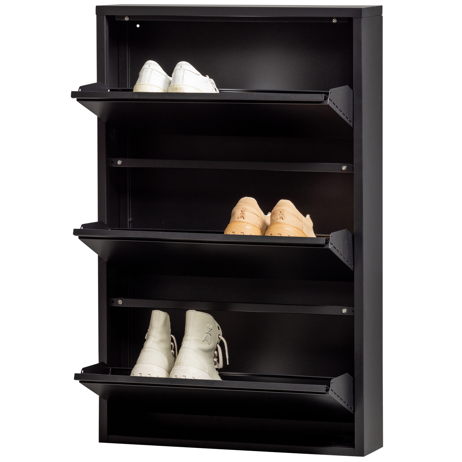 374062-Z-04_VS_FA_Sabine_3_vaks_schoenenkast_metaal_zwart.png?auto=webp&format=png&width=1500&height=1500