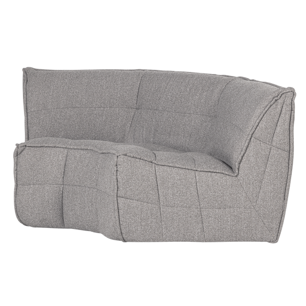 Image of CLUSTER CORNER ELEMENT BOUCLÉ WARM GREY