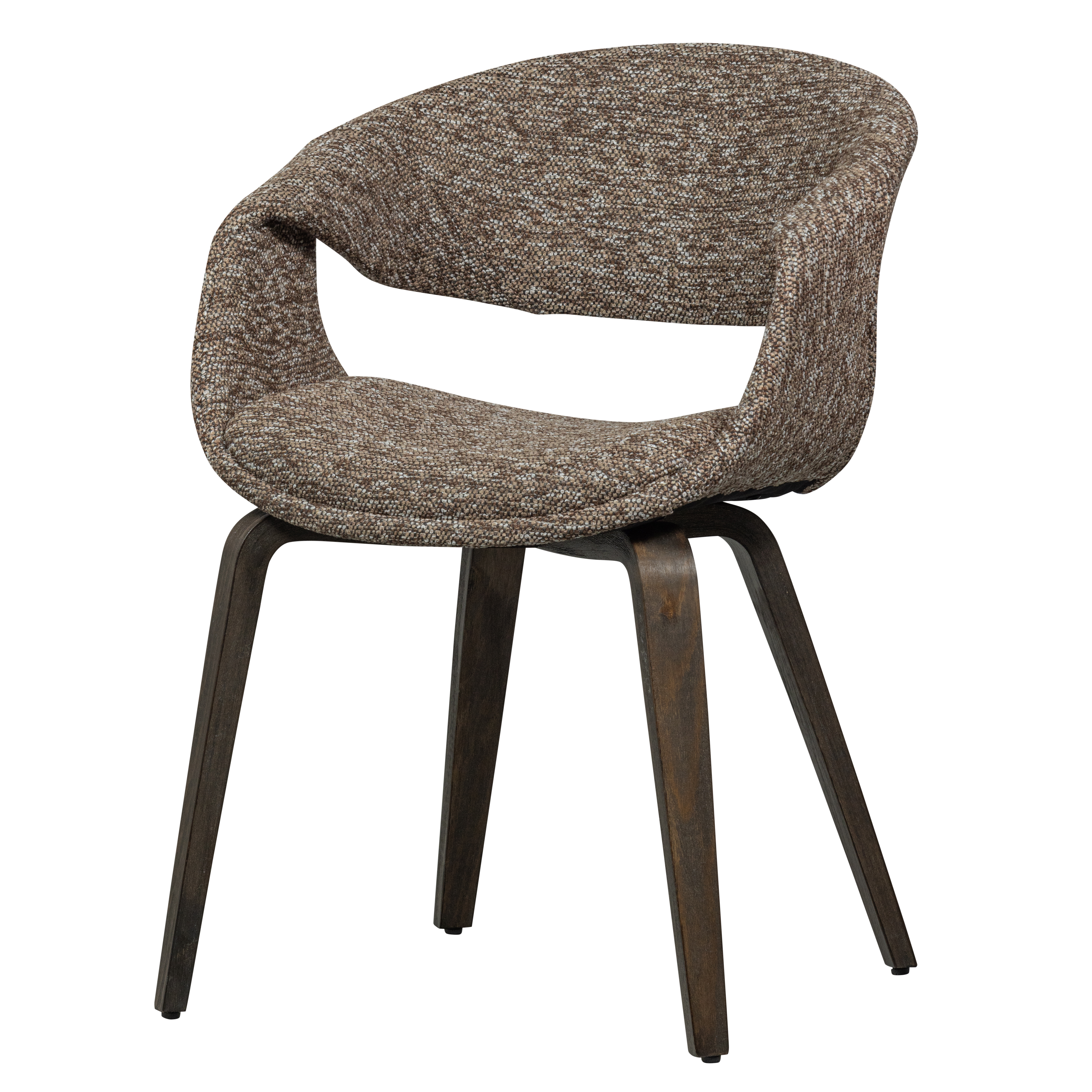 377505-BD-02_VS_ES_Yossi_eetkamerstoel_bruin_met_houten_poot_donkerbruin_FA.png?auto=webp&format=png&width=1500&height=1500