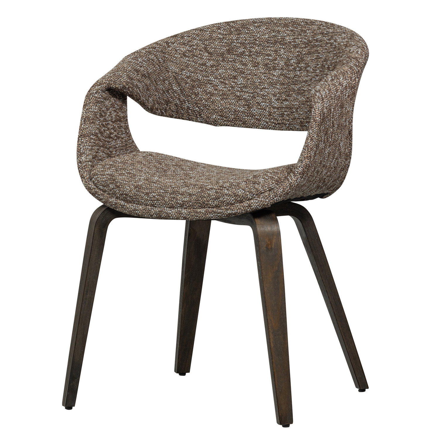 377505-BD-02_VS_ES_Yossi_eetkamerstoel_bruin_met_houten_poot_donkerbruin_FA.png?auto=webp&format=png&width=1500&height=1500