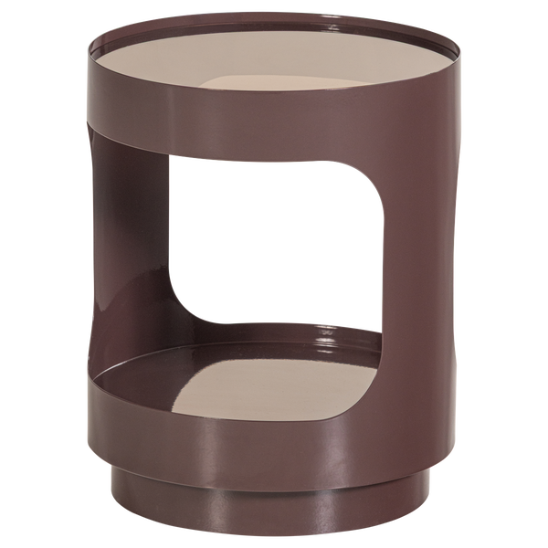 Image de SERO TABLE D'APPOINT EN METAL/GLAS BRUN