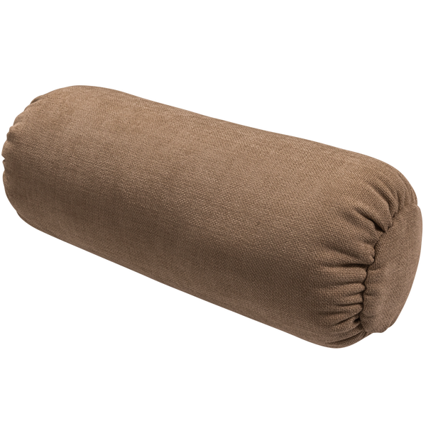 Image de BAGGY COUSSIN DE ROULEMENT 50xØ23CM CHENILLE TISSÉ BRUN