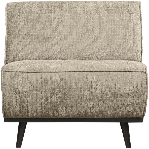Image of STATEMENT 1-SEATER ELEMENT STRUCTURE VELVET WHEATFIELD