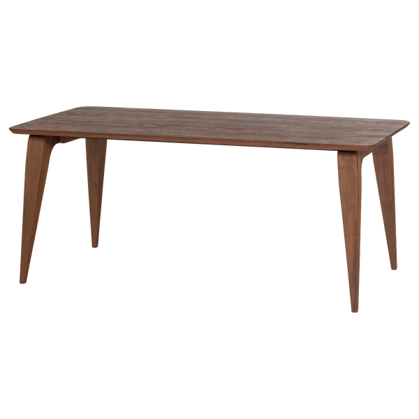 Image of RUBO DINING TABLE 180X95 CM BETWEEN MANGO WOOD BROWN