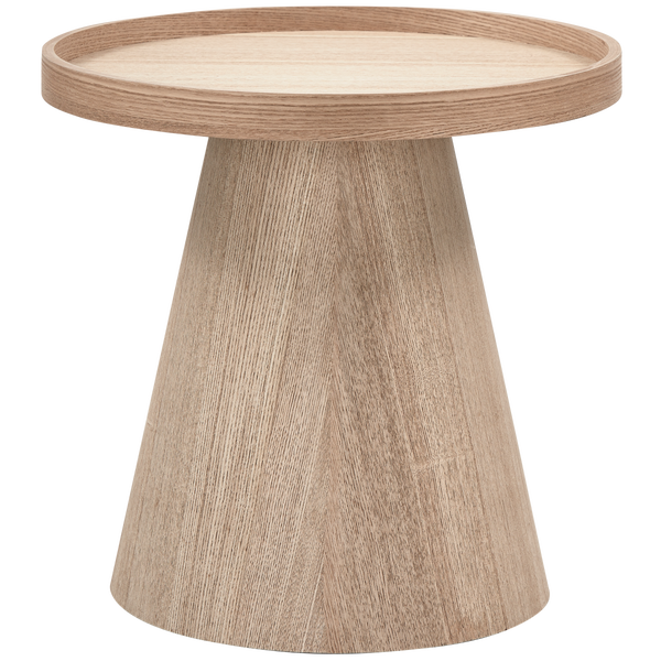Image of MAUD SIDE TABLE CONICAL WOOD NATURAL 38xØ39CM