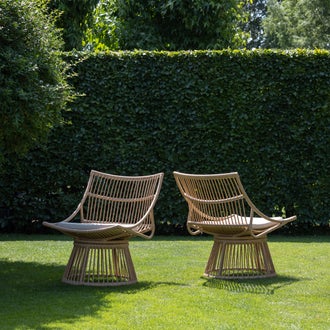 Image of ALATNA GARDEN CHAIR WICKER NATURAL