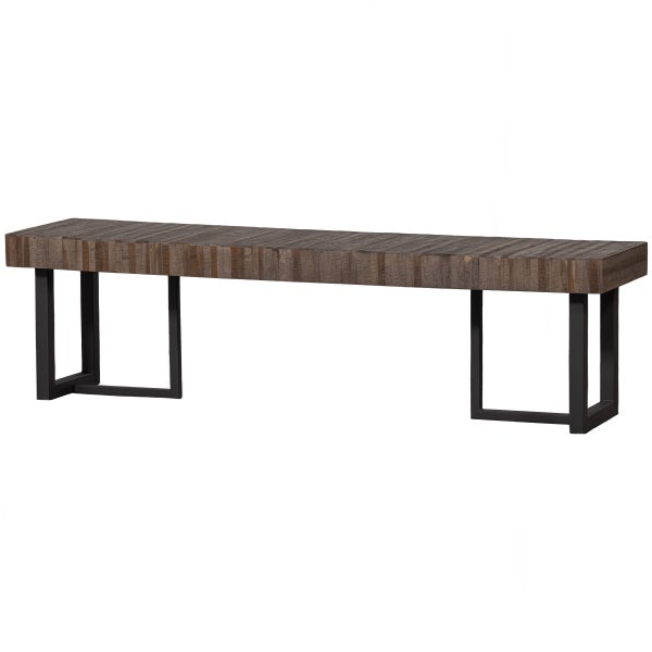Image of MAXIME DINING BENCH RECYCLED WOOD NATURAL 160CM