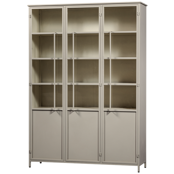 Image of EXHIBIT XL 3-DOORS DISPLAY CASE METAL SAND