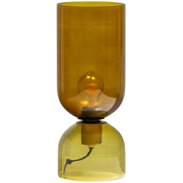 Afbeelding van GIGI TAFELLAMP GLAS 38xØ15CM SPICES