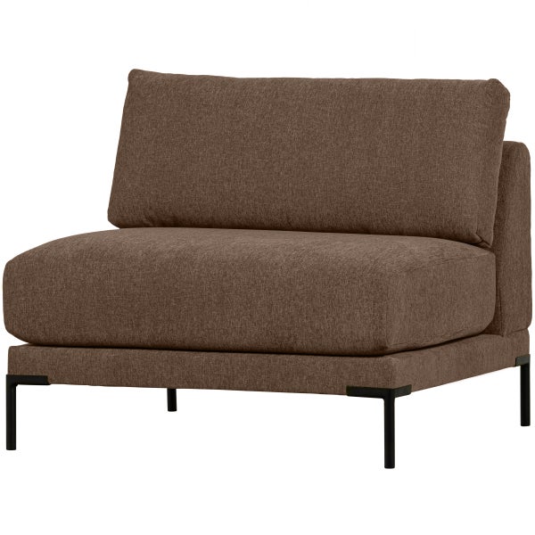 Image of COUPLE LOVESEAT ELEMENT CHOCOLATE BROWN
