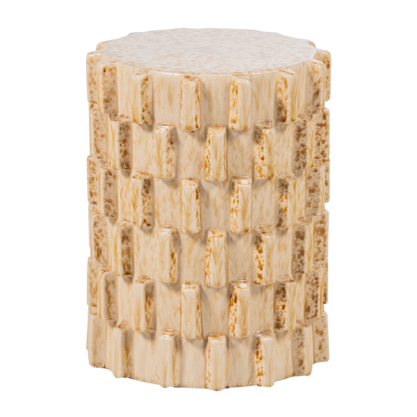 Bild von AXU DEKORATIVER BEISTELLTISCH Ø35X45 CM KERAMIK SAND