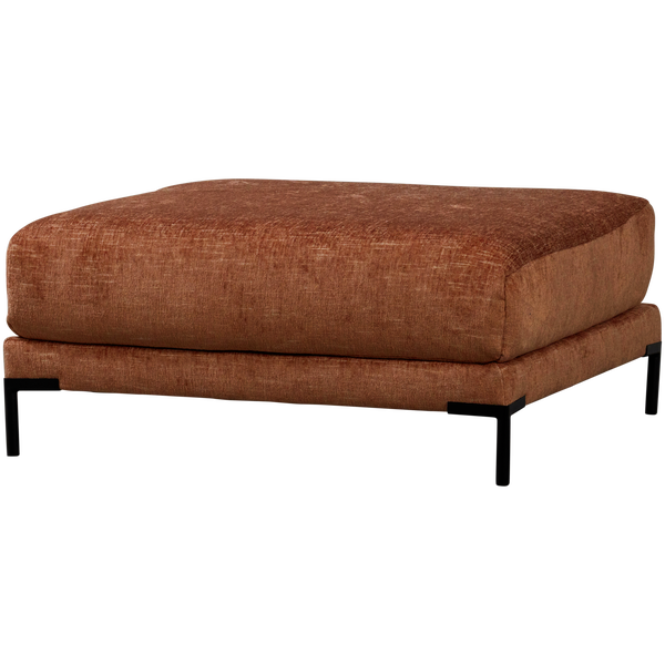 Image of COUPLE POUF 100CM RUST MELANGE