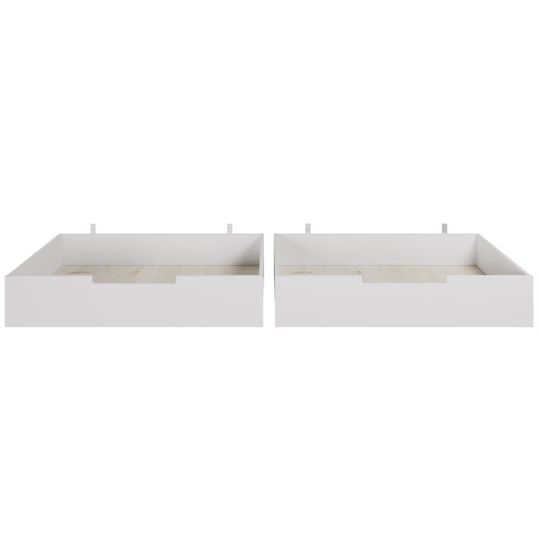 Image of JADE SET OF 2 BEDDRAWERS PINE WHITE [fsc]