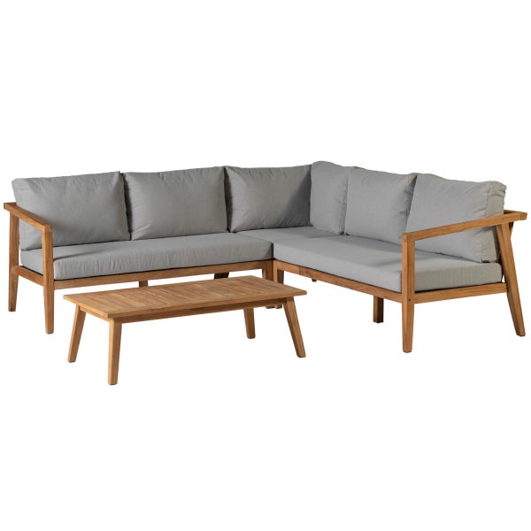 Image of LUCCA LOUNGESET TEAK INCL CUSHIONS