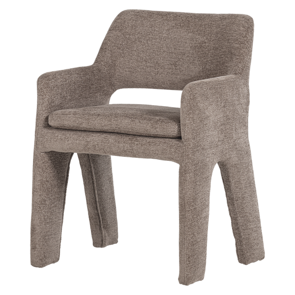 Bild von BIGFOOT ESSZIMMERSTUHL CHENILLE TAUPE [fsc]