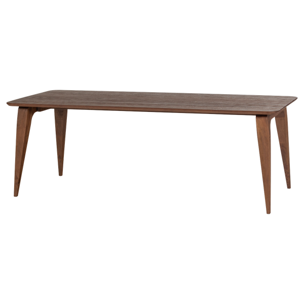 Image of RUBO DINING TABLE 220X95 CM BETWEEN MANGO WOOD BROWN