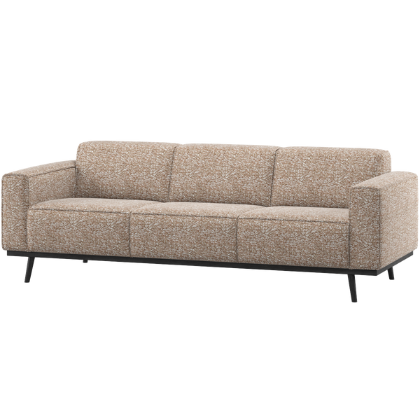 Image of STATEMENT 3-SEATER SOFA 230 CM LIGHT BROWN MELANGE