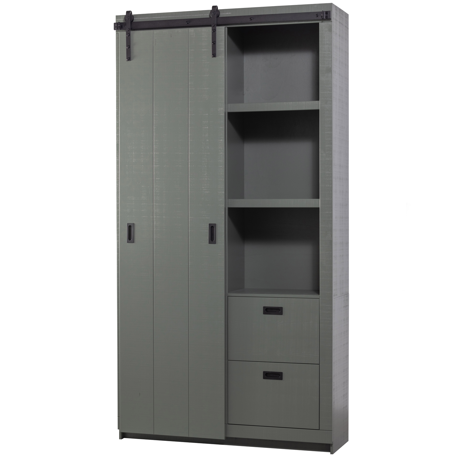 vtwonen Barn Schuifdeurkast - Gezaagd Grenen - Soap - 230x122x37 - vtwonen Barn Schuifdeurkast - Gezaagd Grenen - Soap - 230x122x37 -