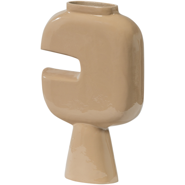 Image of GIANNA VASE ALUMINIUM SAND