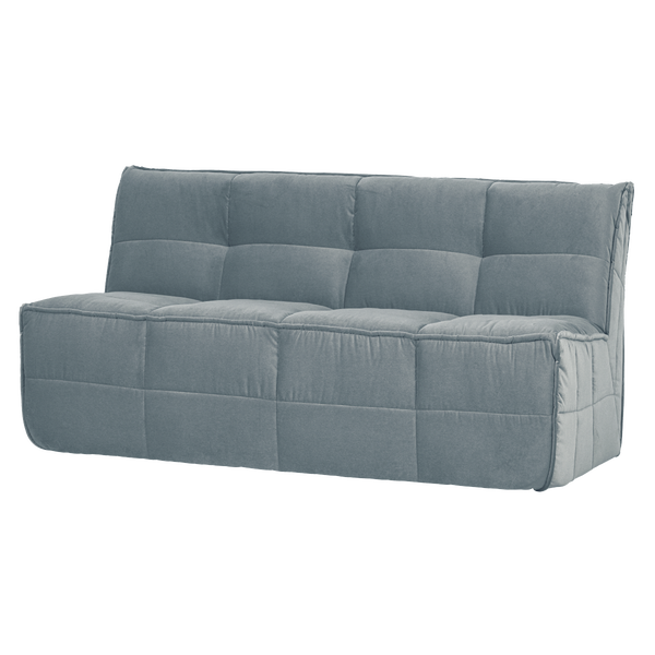 Bild von CLUSTER ESSBANK MIT RÜCKENLEHN SAMT TURQUOISE BLAU