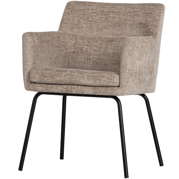 Image of KAM DINING CHAIR WITH ARMREST SAND