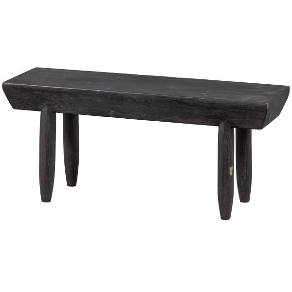 Image of STALL BENCH WOOD BLACK