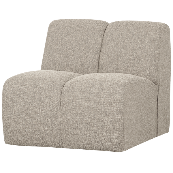 Image of MOJO 1-SEATER BOUCLÉ BEIGE MELANGE