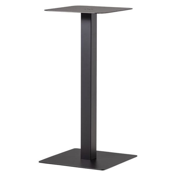 Bild von BISTRO BAR TISCH FUSS AUS VIERKANTROHR METALL SCHWARZ