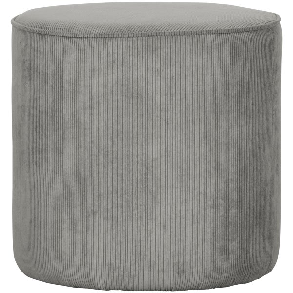 Image of SARA PUF HIGH RIB FABRIC WEATHERED GREEN