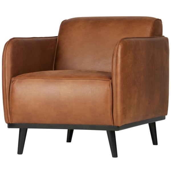 Afbeelding van STATEMENT FAUTEUIL MET ARM ECOLEER COGNAC