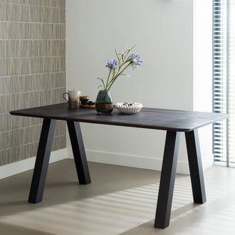 Image of TABLO TABLE ROUNDED TGL 160x90CM MYSTIC BROWN [fsc]