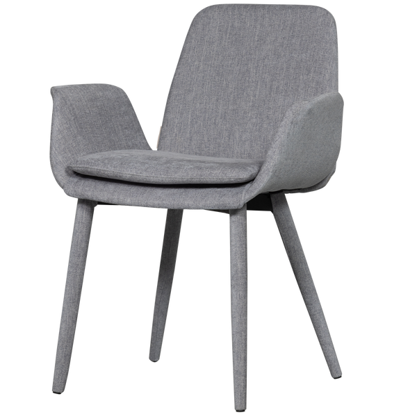 Image of CURVE DINING CHAIR GREY