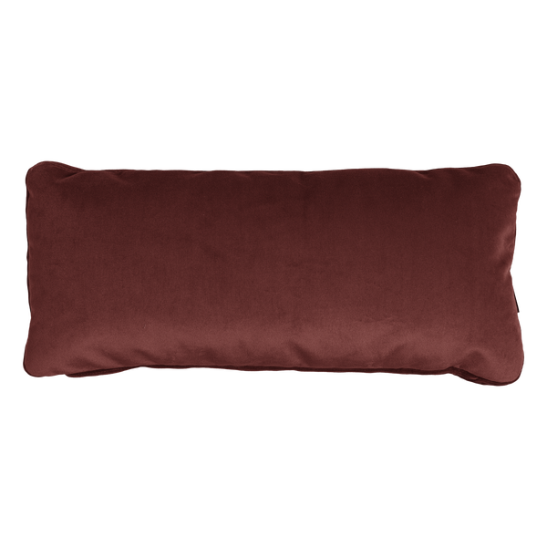 Image of MOJO CUSHION VELVET CHESTNUT BROWN