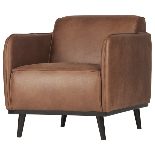 Image de STATEMENT ARM CHAIR ECO CUIR COGNAC