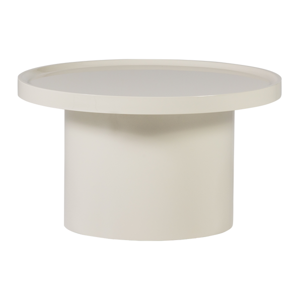 Bild von VELUNA BEISTELLTISCH 40X70 CM HOLZ HOCHGLANZ SAND [fsc]