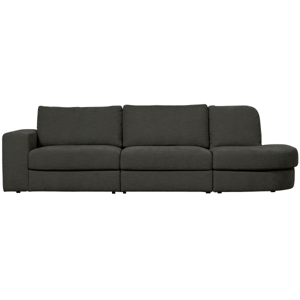 Image of FAMILY 2,5-SEATER SOFA ROUNDED RIGHT ANTHRACITE