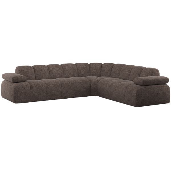 Image of MOJO CORNER SOFA RIGHT WOOLLY BROWN