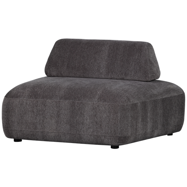Image of STERCK ARMCHAIR WITH MOVABLE BACKREST CHARCOAL