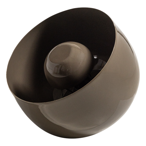 Image de MERO LAMPE DE TABLE 25XØ26 CM MÉTAL HAUT BRUN MOKA