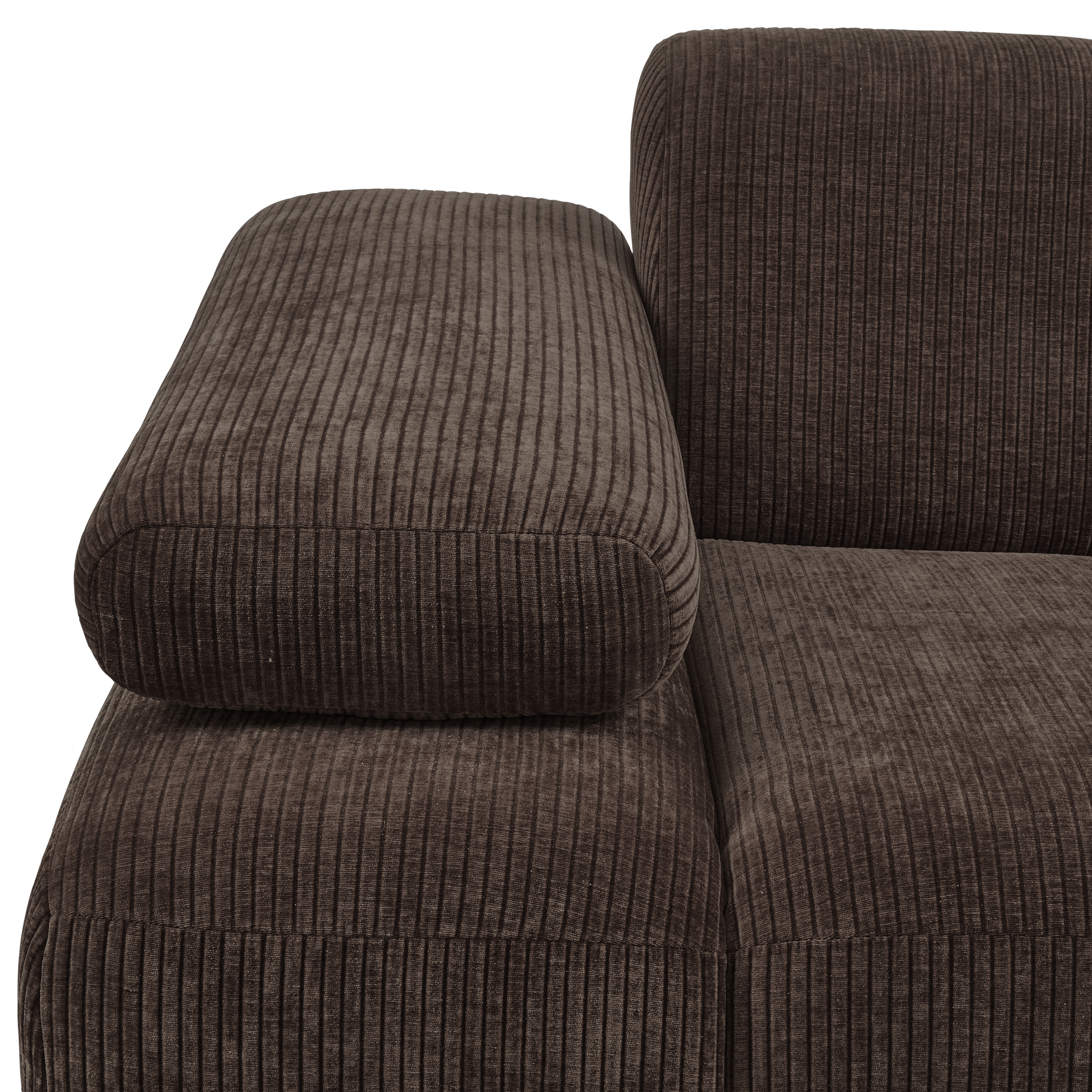 377452-B-01_VS_WE_Mojo_1_zits_met_arm_links_geweven_ribstof_bruin_detail.png?auto=webp&format=png&width=1500&height=1500