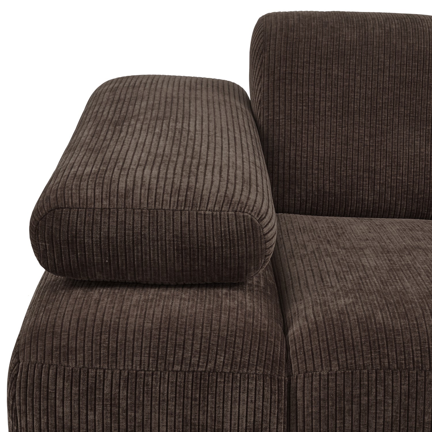 377452-B-01_VS_WE_Mojo_1_zits_met_arm_links_geweven_ribstof_bruin_detail.png?auto=webp&format=png&width=1500&height=1500
