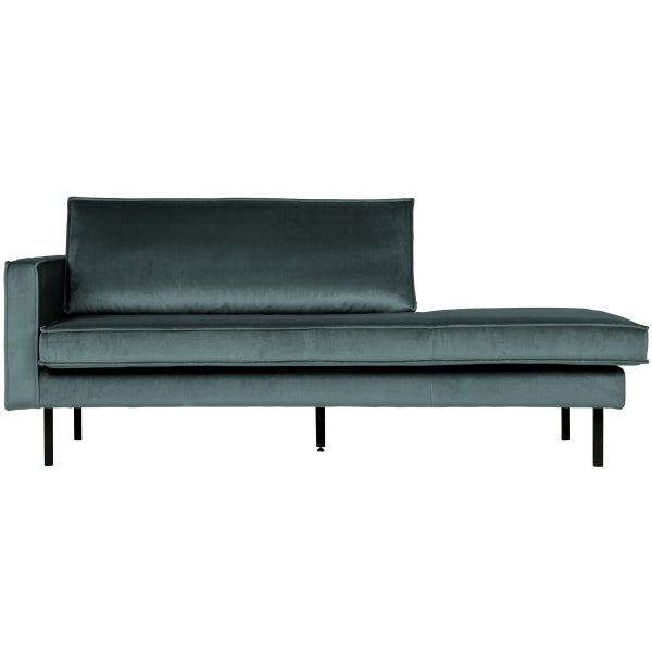 Afbeelding van RODEO DAYBED LINKS VELVET GROENBLAUW