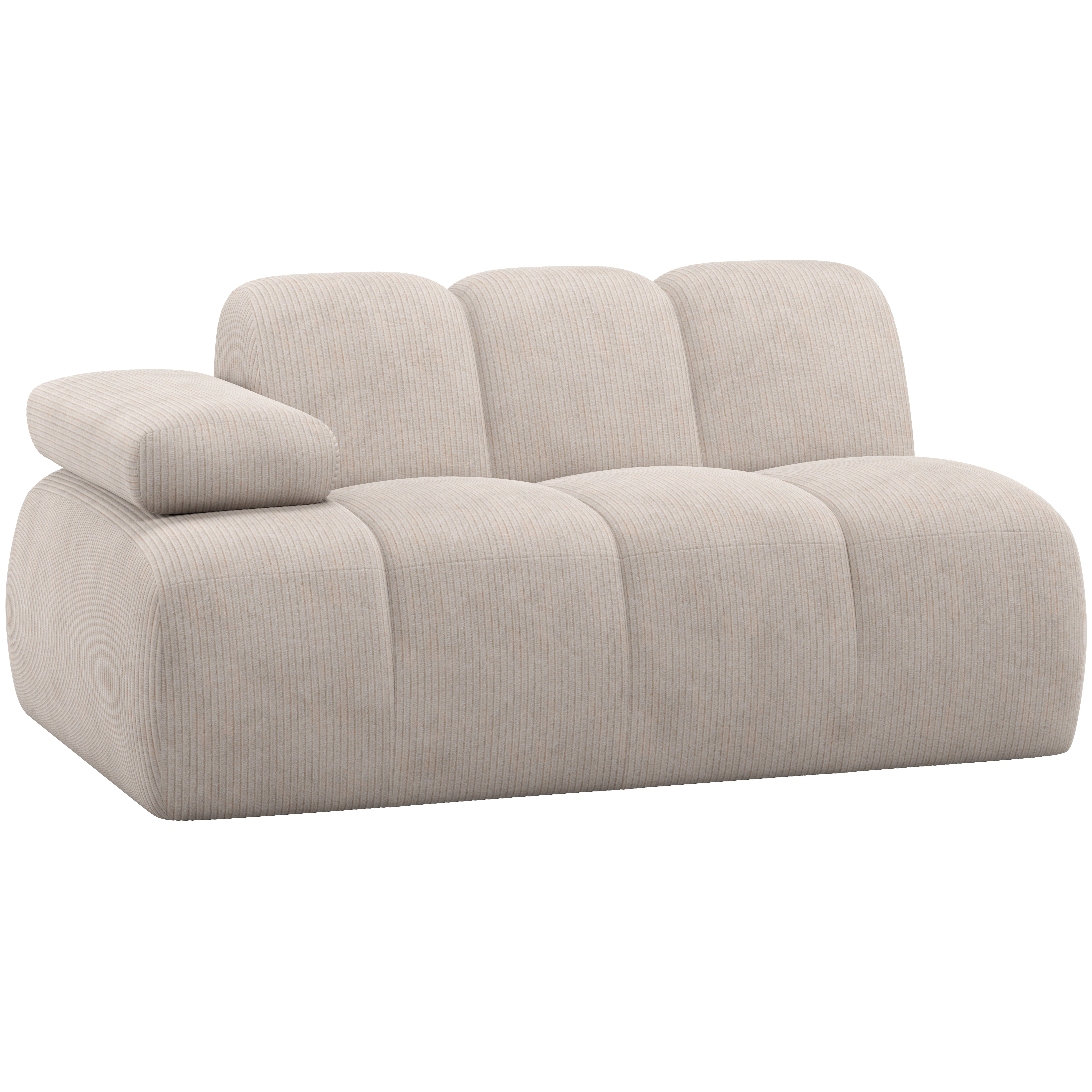 1,5-Sitzer Element mit Arm links