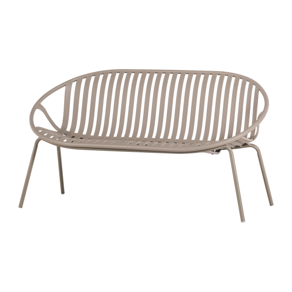 Bild von BRUCE GARTEN 2-SITZER BENCH PP/METAL SAND