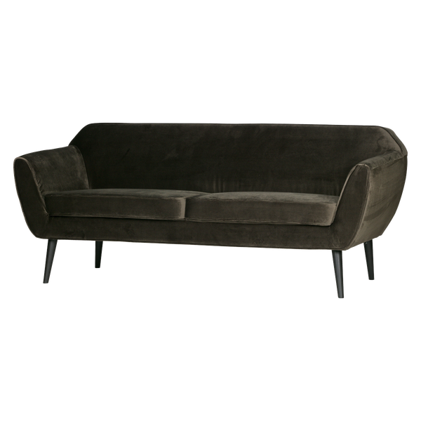 Afbeelding van ROCCO BANK 187 CM VELVET WARMGROEN