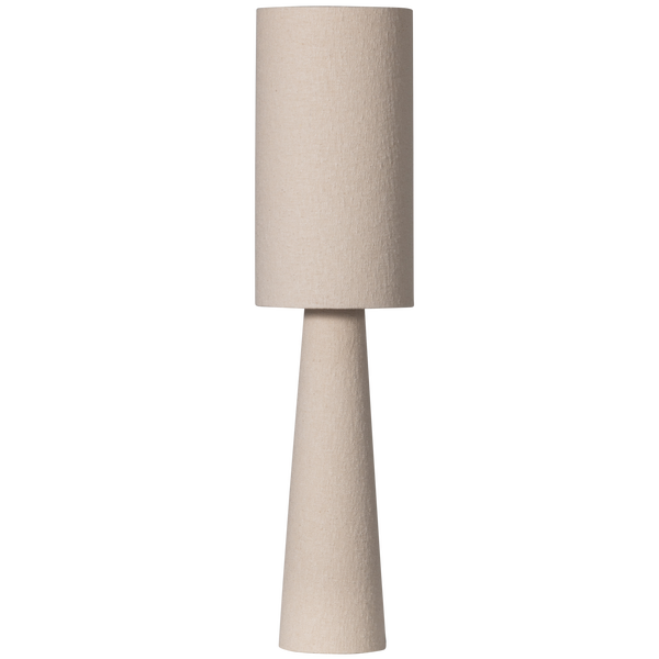 Image of LOFT TABLE LAMP METAL/BOUCLÉ NATURAL 90xØ22CM