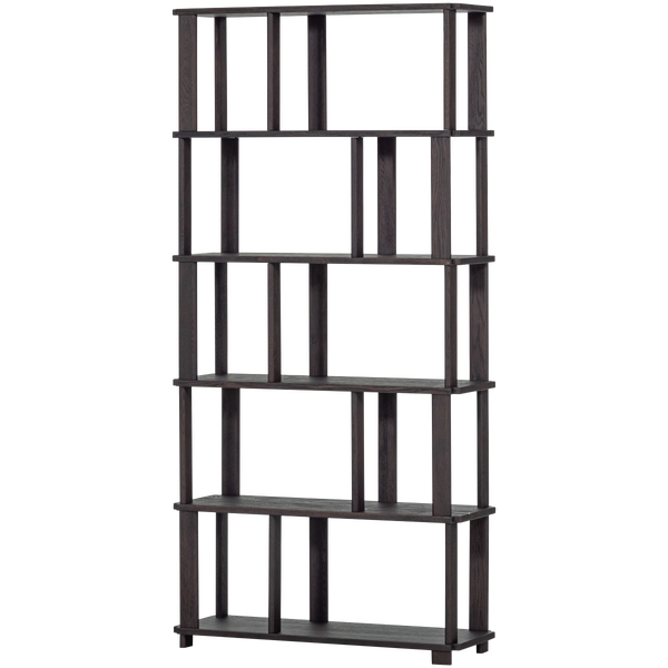 Afbeelding van RISS BOEKENKAST EIKENHOUT MYSTIC BROWN 186X90 CM